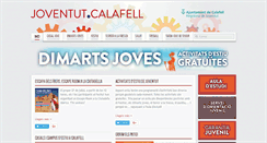 Desktop Screenshot of joventut.calafell.cat