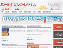 Tablet Screenshot of joventut.calafell.cat