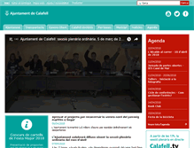Tablet Screenshot of calafell.cat